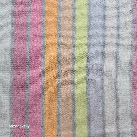 GAP Silk Knit Striped Balaclava Scarf Wrap - Picture 5 of 10